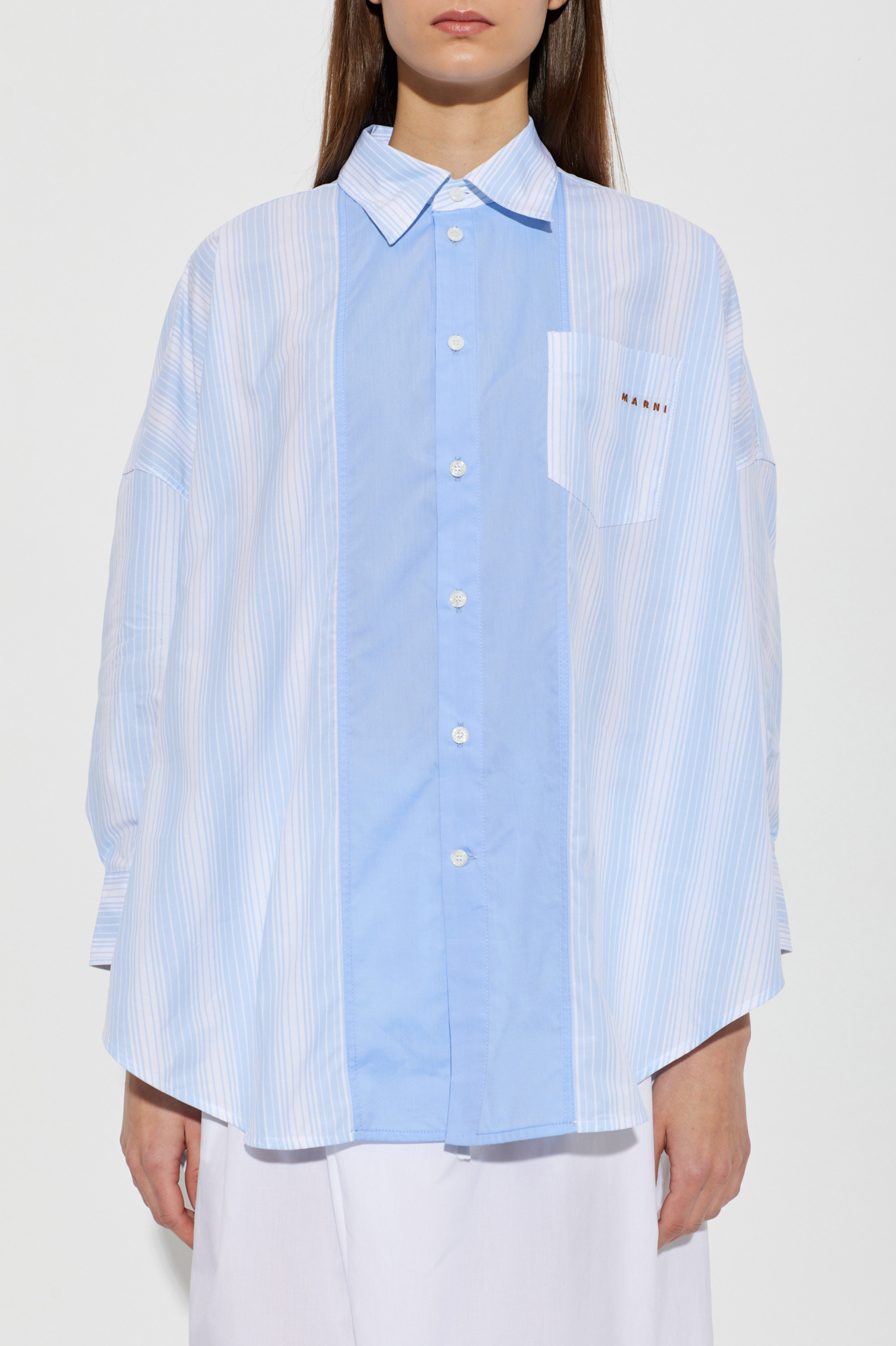 トップス MARNI / 16AW / Asymmetry Shirts Marni Asymmetrical Cut Shirt | Women's | Vitkac